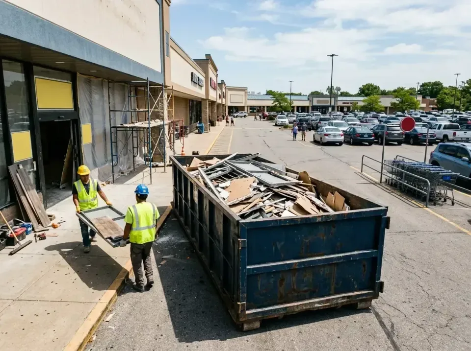 retail-store-renovation-debris-003 — frequently asked questions, Roll-off Dumpster Rentals in Dove Valley, CO